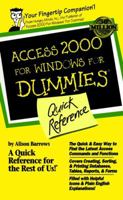 Access 2000 for Windows for Dummies Quick Reference 0764504452 Book Cover