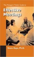 The Manager's Pocket Guide to Effective Meetings (Manager's Pocket Guide Series) 0874254493 Book Cover