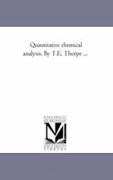 Quantitative Chemical Analysis 1015961835 Book Cover