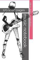 Music notebook 1090216890 Book Cover