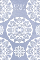 Daily Agenda: 3 Month Planner with Mandala Designs to Color for Stress Relief - Weekly and Monthly Calendars, Daily Schedule, To-Do Lists, Set Priorities and Goals, Gratitude Log, and Budget Tracker - 1702365506 Book Cover