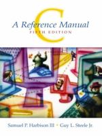 C: A Reference Manual 0133262243 Book Cover