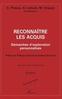 Reconnaître les acquis: Démarches d'exploration personnalisée (French Edition) 2738461514 Book Cover