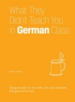 What They Didn't Teach You in German Class: Slang Phrases for the Café, Club, Bar, Bedroom, Ball Game and More 1612436765 Book Cover