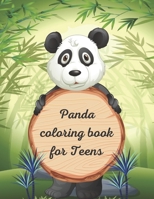 panda coloring book for teens: A Book type of teens awesome gift from mother a unique coloring hole coloring activity B08QFBMV88 Book Cover