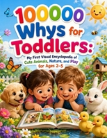 100000 Whys for Toddlers: My First Visual Encyclopedia of Cute Animals, Nature, and Play for Ages 2-5 3707637301 Book Cover