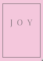 Joy: A decorative book for coffee tables, end tables, bookshelves and interior design styling Stack home books to add decor to any room. Rose effect cover: Ideal for your own home or as a gift for int 1699284830 Book Cover