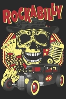 Rockabiily: Cool Rockabilly Notebook with blank and checkered sheets 1712536028 Book Cover