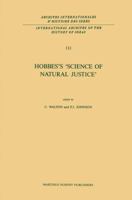 Hobbes's Science of Natural Justice 9401080607 Book Cover