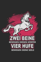 Zwei Beine bewegen deinen K�rper Vier Hufe bewegen deine Seele: Taschenkalender f�r Sept. 2019 bis Dezember 2020 A5 Terminplaner Wochenplaner Terminkalender Wochenkalender Organizer f�r Reiter Reiteri 169127352X Book Cover