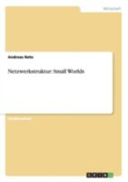 Netzwerkstruktur: Small Worlds 3656648743 Book Cover