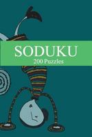 Soduku: 200 Puzzles 1539196704 Book Cover