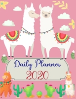 Daily Planner 2020: Daily Planner 2020 For LLAMA Lovers - daily planner with to do list for organization - daily planner with hourly schedule - daily planner 2020 each day full page - daily planner di 1677938919 Book Cover