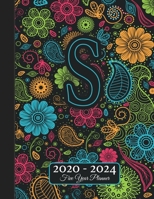 Five Year Planner: Monogram S Voodoo Style Binding I Your Initials Motivational Bullet Planner I 5 Years Appointments, Family Events, Log Book Business I Agenda & Schedule Journal I Christmas Gift 1673974309 Book Cover