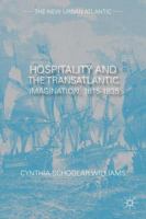 Hospitality and the Transatlantic Imagination, 1815-1835 1349464686 Book Cover