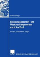 Risikomanagement- Und Uberwachungssystem Nach Kontrag: Prozess, Instrumente, Trager 3835004204 Book Cover