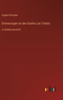 Erinnerungen an Den Grafen Leo Tolstoi 3842493355 Book Cover