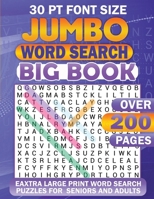 Jumbo Word Search: Big Book | 30 Pt Font Size 1998058557 Book Cover