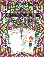 Letter Tracing practice and Coloring book for Pre-schooler 8.5 x 11: Learn To Write Upper and Lowercase Letters. Coloring Book For Pre-schoolers, Kindergartens Age 3-5 B09T85HCV3 Book Cover