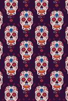 Day Of The Dead Pattern Sugar Skull Santa Muerte 16: Graph Paper 5x5 Notebook for Day Of The Dead Lovers 1099429579 Book Cover