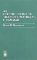 An Introduction to Transformational Grammar 081913905X Book Cover