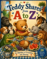 Teddy Shares from A to Z: A Cute ABC Book About Sharing and Kindness for Toddlers and Preschoolers (Ages: 2-5) (Reading Hugs) B0GZ4FHRZB Book Cover