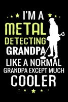 I'm a Metal Detecting Grandpa like a normal Grandpa except Much Cooler: Metal Detecting Log Book | Keep Track of your Metal Detecting Statistics & ... Gift for Metal Detectorist and Coin Whisperer 1690007613 Book Cover