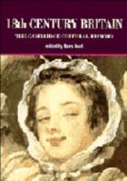 The Cambridge Cultural History Of Britain, Volume 5: 18th Centuary Britain 0521428858 Book Cover