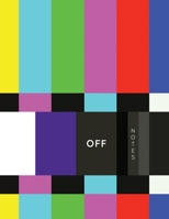Color Bars Test Pattern LARGE Notebook #1 : Retro off Air Tv 80's 90's Filmmakers Notebook College Ruled 8. 5x11 100 Lined Pages 1686232764 Book Cover