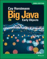 Big Java: Early Objects 1118431111 Book Cover
