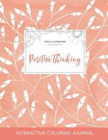 Adult Coloring Journal: Positive Thinking (Turtle Illustrations, Color Burst) 1359798404 Book Cover