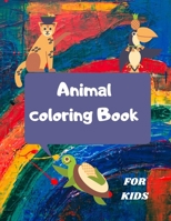 Animal coloring Book for Kids : Ages 4-12 (Coloring Books for Kids): 8.5 x 0.25 x 11 inches 21,5 x 27,94 cm 40 pages coloring book HM designe in matte cover B0942L8H8G Book Cover