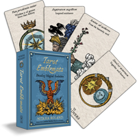 Tarot Emblemata: Decoding Magical Symbolism (83 Full-Color Cards and 176-Page Guidebook) 1578638968 Book Cover