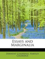 Essays and Marginalia (Essay index reprint series) 1172118329 Book Cover