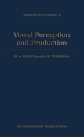 Vowel Perception and Production 0198521383 Book Cover