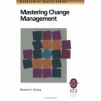 MASTERING CHANGE MANAGEMENT. 0749416599 Book Cover