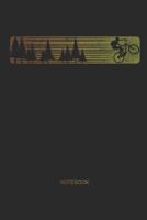 Notebook: MTB Mountain Bike Notebook Mountain Bike Gift for cyclists, kids, men and women who love cycling, mountain biking and bicycle adventures 1090975384 Book Cover