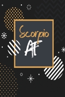 Scorpio AF: Dot-Grid, 120 Page Notebook 1688277889 Book Cover