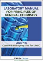 Laboratory Manual for Principles of General Chemistry: Custom Edition Prepared for UMBC 1118381556 Book Cover