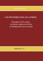 Une pénombre dans la philosophie des Lumières: Le déclassement de la morale 2322187445 Book Cover