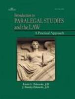 Introduction to Paralegal Studies and the Law: A Practical Approach 0766835898 Book Cover