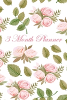 3 Month Planner: Planner with Mandala Designs to Color for Stress Relief - Weekly and Monthly Calendars, Daily Schedule, To-Do Lists, Set Priorities and Goals, Gratitude Log, and Budget Tracker - Rose 1702404587 Book Cover