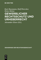 Gewerblicher Rechtsschutz Und Urheberrecht 3111165965 Book Cover