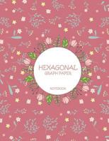 Hexagonal Graph Paper Notebook: Cute Pink Girl Book, 1/4 inch Hexagons Graph Paper Notebooks Large Print 8.5" x 11" Game Boards Paper, Math Activities and Coloring Patterns 1720776008 Book Cover