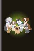 Family Dogs: For Dogs Puppy Animal Lovers Cute Animal Composition Book Smiley Sayings Funny Vet Tech Veterinarian Animal Rescue Sarcastic For Kids Veterinarian Play Kit And Vet Childerns Gift (6"x9")  1696857309 Book Cover