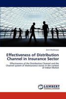 Effectiveness of Distribution Channel in Insurance Sector 3659274445 Book Cover