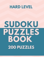 Sudoku Puzzles Book: Big Book of Sudoku, Sudoku Puzzles Book Hard Level, 200 Sudoku Puzzles with Solutions, One Puzzle per page, Travel Sudoku Book ... Print, 8,5x11 in, 250 pages, Matte Cover B085KR64PG Book Cover