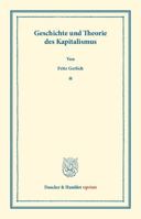 Geschichte Und Theorie Des Kapitalismus 3428163664 Book Cover