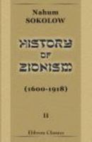 History of Zionism: 1600-1918 9354037801 Book Cover