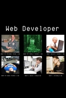 Web Developer: Funny Meme Developer Notebook Gift Idea For Programmer - 120 Pages (6" x 9") Hilarious Gag Present 1673676960 Book Cover